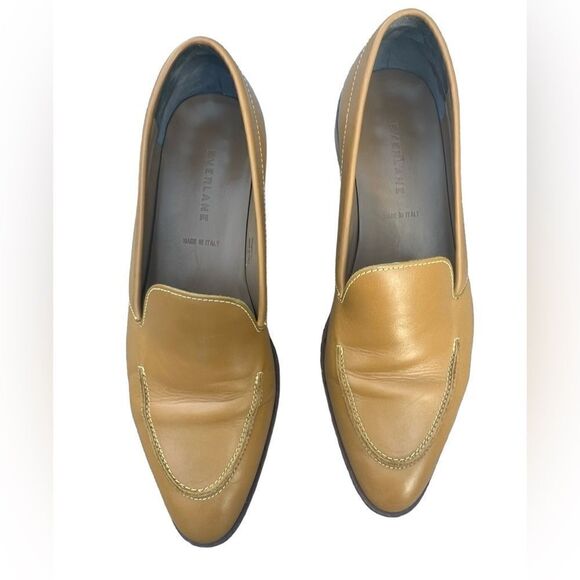 Everlane The Modern Loafer in mustard yellow Flats Womens Shoes Moccasins - Picture 3 of 6